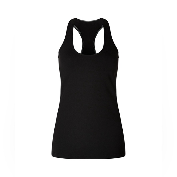 Lululemon💎PRISTINE💎Vintage Cool Racerback- RARE rainbow seams/thread✨Black✨6 - Picture 13 of 14